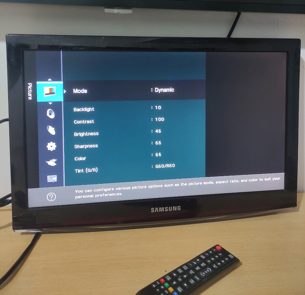 Samsung HD televizyon 55 ekran ekranlar yuzeysel çizik mevcut - 4