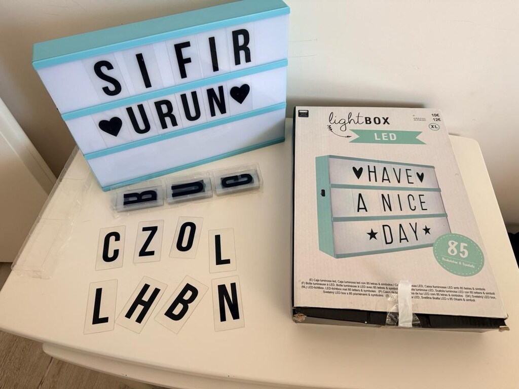 Işıklı light box - 2