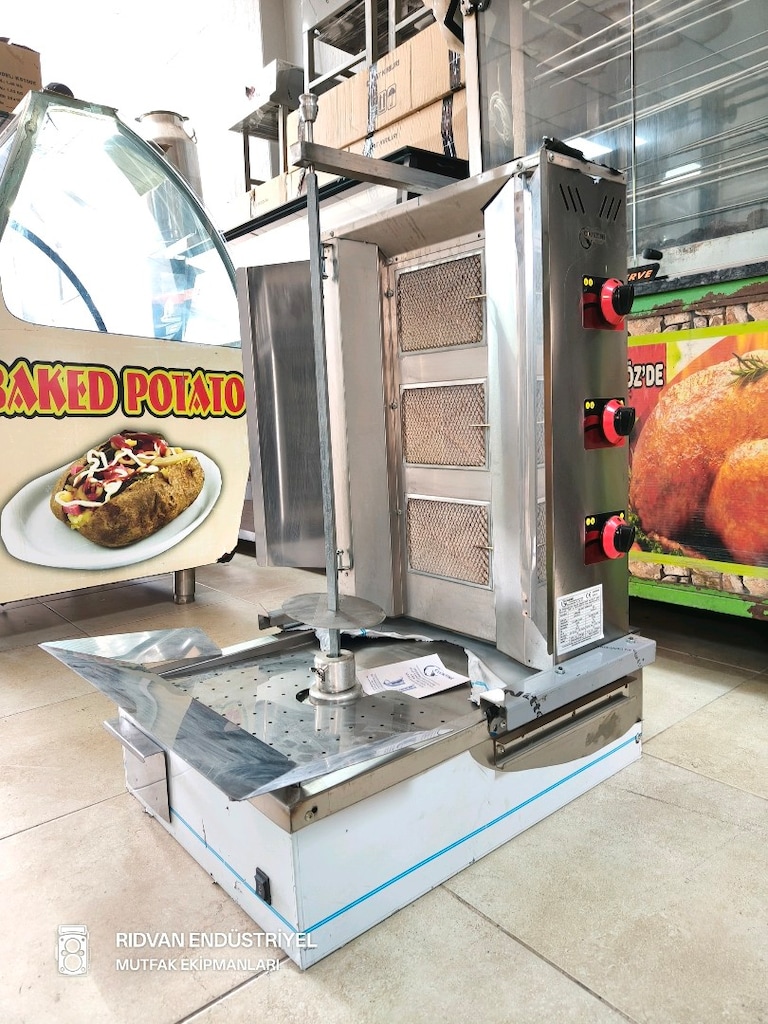 alttan motorlu döner ocağı tüplü döner ocağı motorlu döner makinası - 14