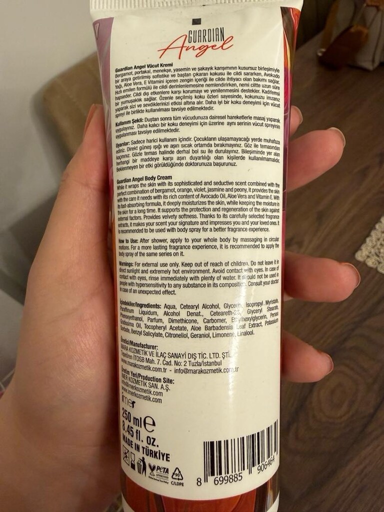 weMaRa Guardian Angel Vücut Kremi 250 ml - 5