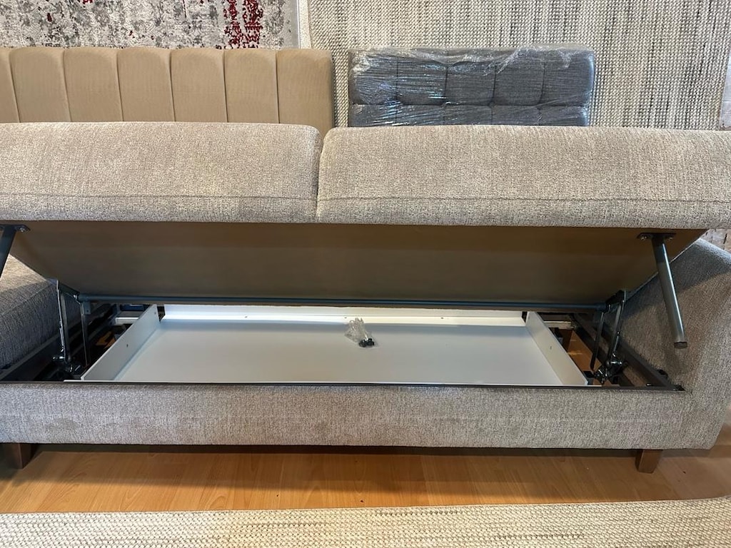Sıfır.. 220x280 Sandikli Yatakli Armenda Köşe Koltuk Takimi - 2