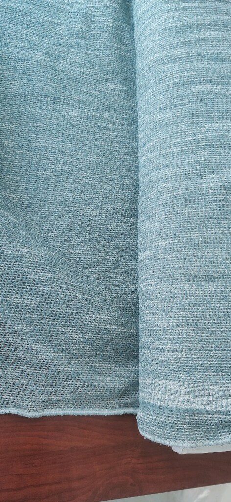 Aqua Mavi dökümlü tül - 3