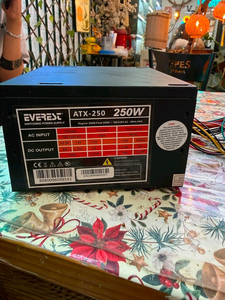 Everest 250 Watt Psu PowerSupply - 2