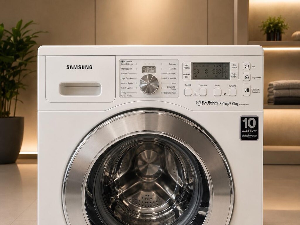Samsung marka 8 yıkama 5 kilo kurutma makinesi Sağlam - 2