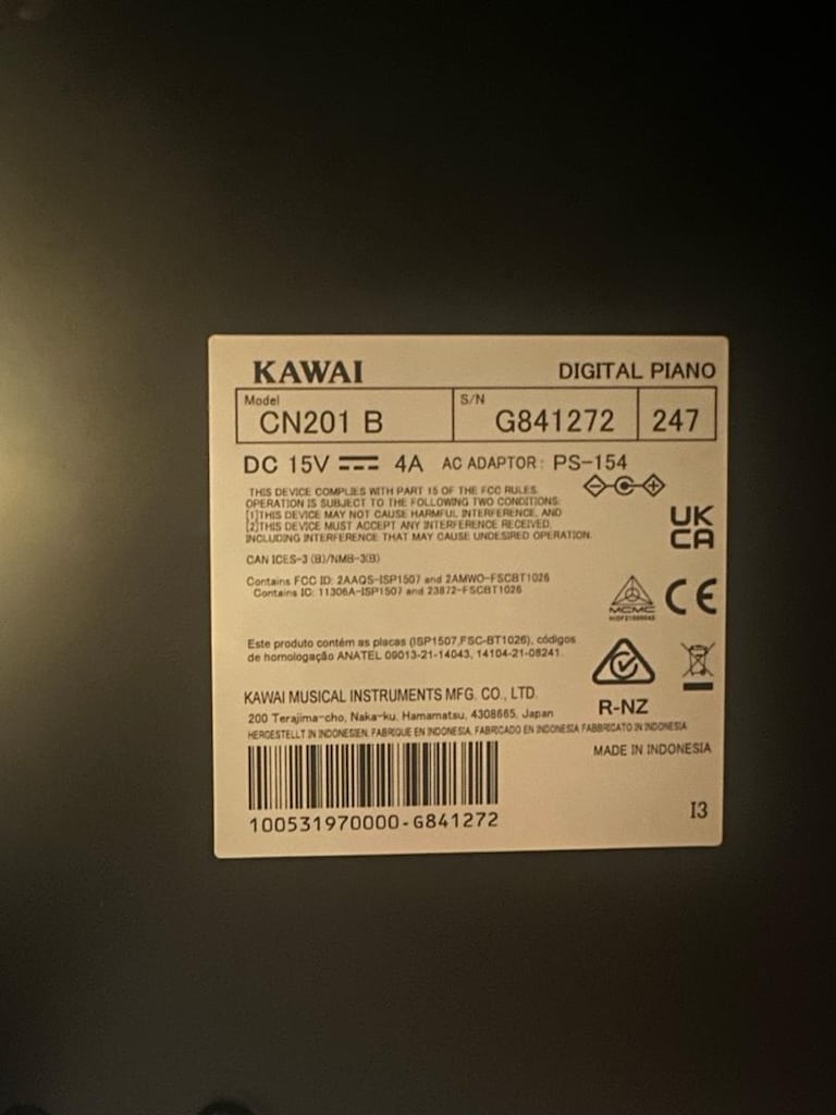 Kawai CN201B Duvar Piyanosu - 4