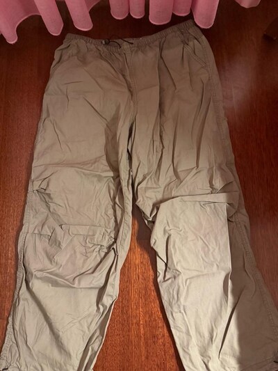H&M KARGO PANTOLON YEŞİL M BEDEN LASTİKLİ