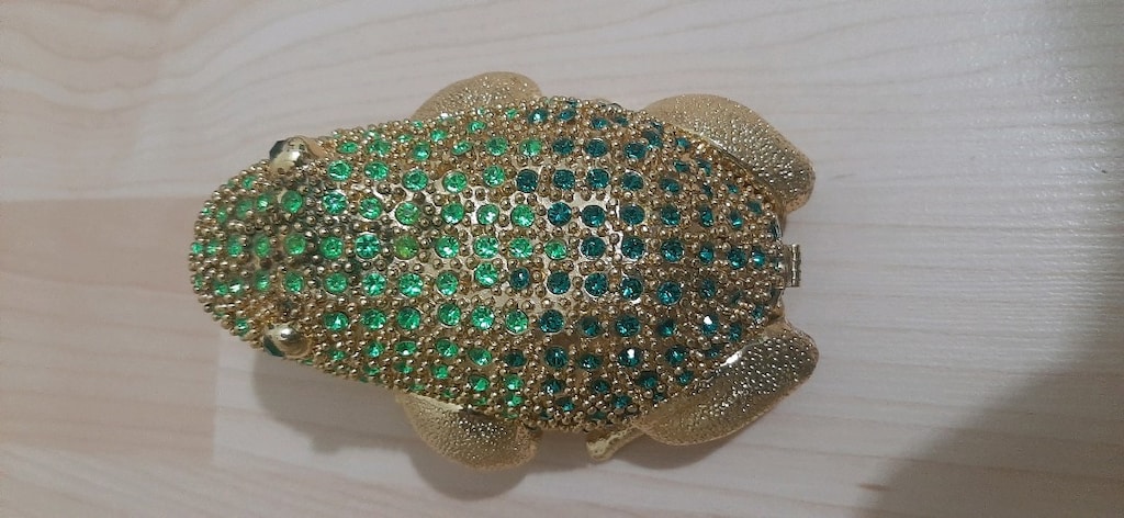 Kurbağa Tasarımlı Mücevherat Saklama Kutusu - 2