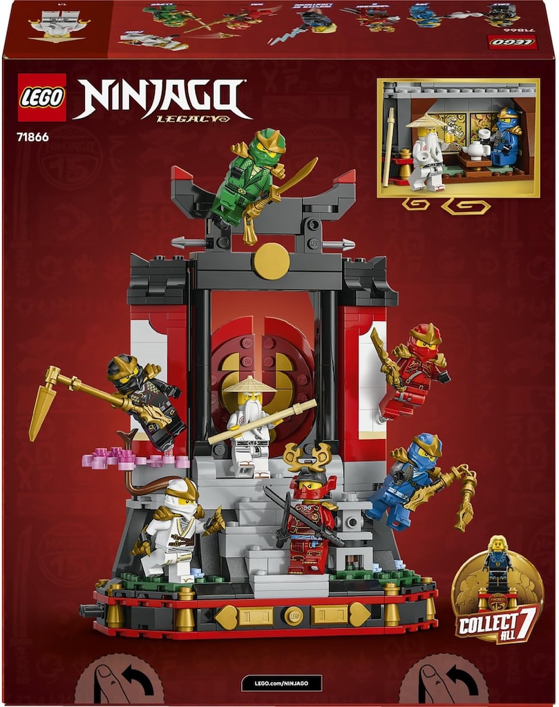 LEGO 71866 NINJAGO Ninja Karakteri Sergileme Modeli 15. Yıl Dönümü - 2