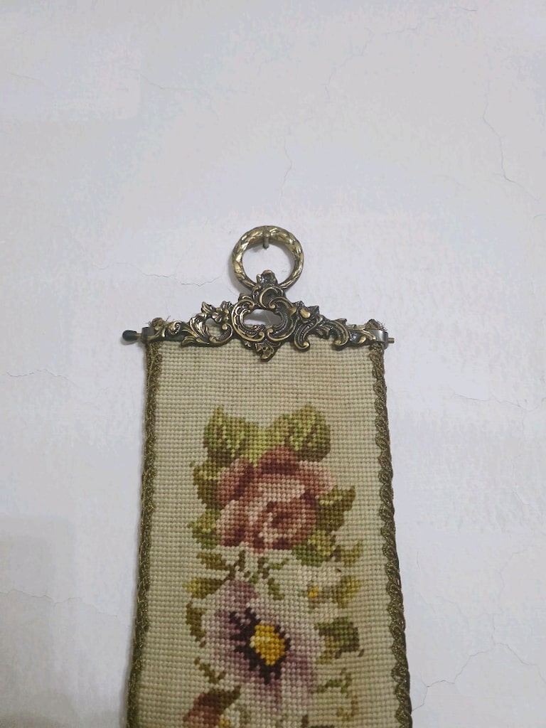 Antika Goblen Bronz Uşak Zili - 3