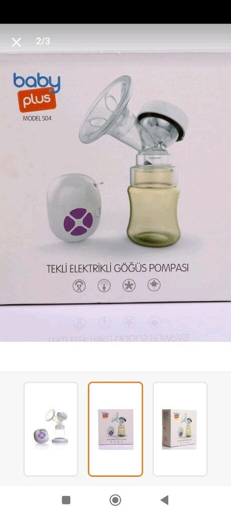 sıfır elektrikli göğüs pompası - 3