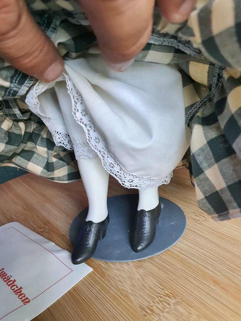 porselen bebek vintage damgalı sertifikalı - 9