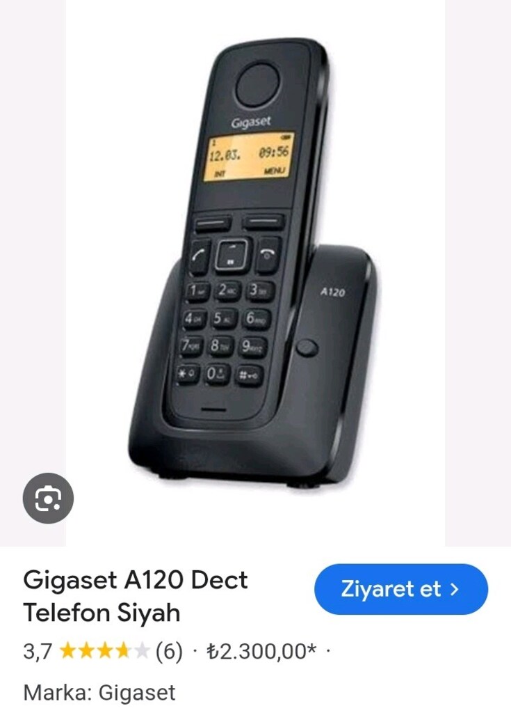 gıgaset A120 telsiz telefon - 4