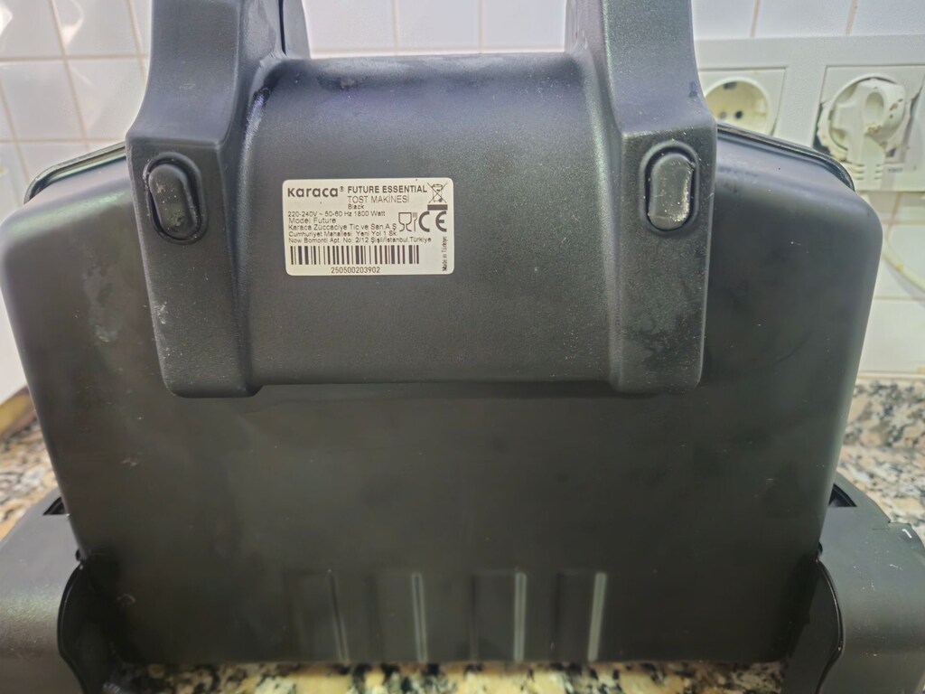 Karaca Future Essential Tost Makinesi Matte Black 1800 W - 5