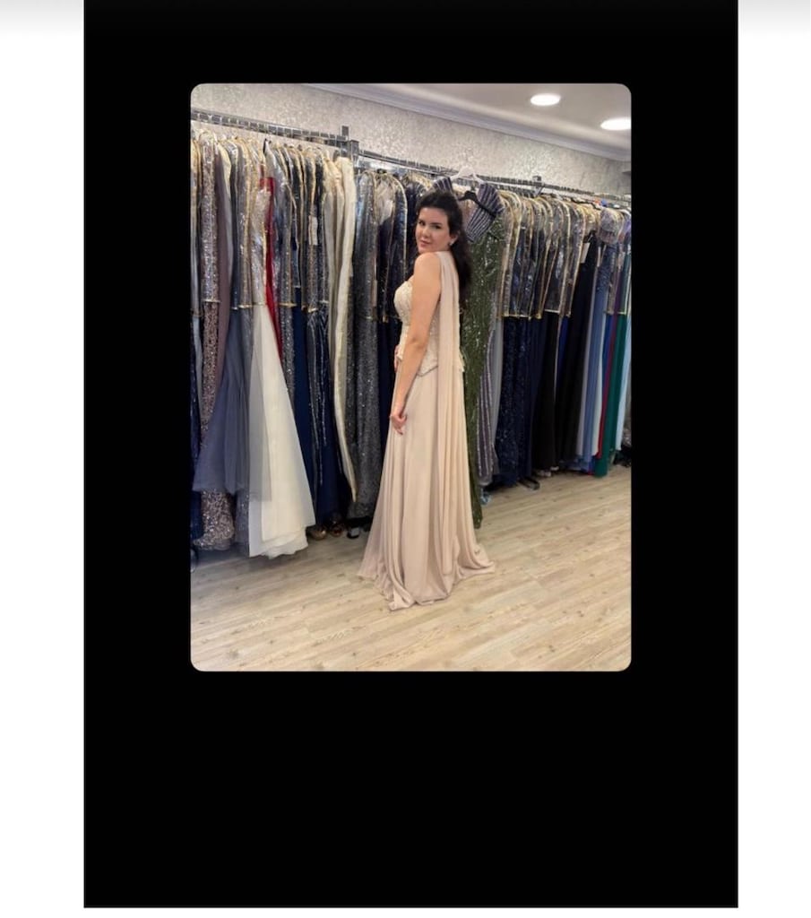 Nişan Elbisesi-Couture Taşlı ve Pelerinli-Nişanlık-Abiye-DüğünSöz - 4