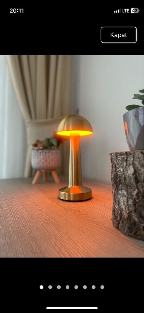Cata 5 Adet CT-8429 Gold Masa Lambası - 3