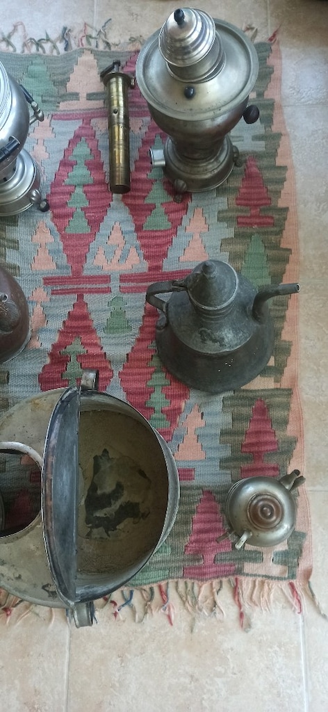Köydeki evin deposundan çıkmış 80 yıllık antik 9 parça ev eşyası - 8