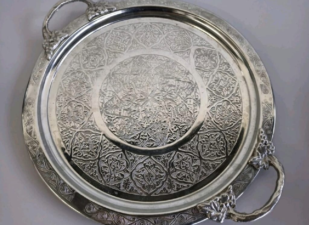 GAZİANTEP BAKİR İSCİLİGİ UCLU KAHVE TAKİMİ - 2