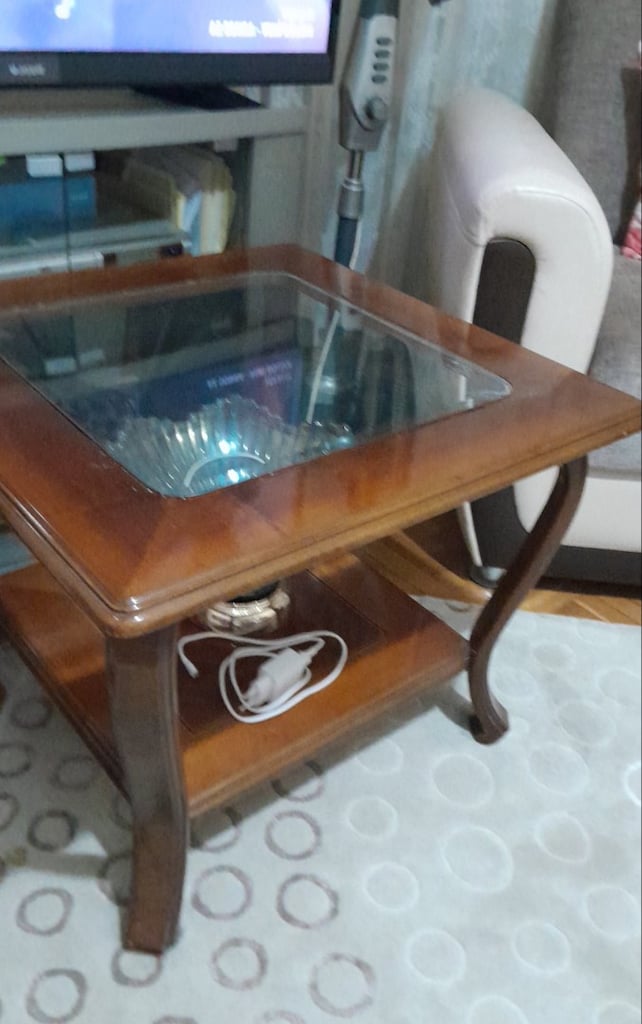 Ahşap Yan Sehpa - 2