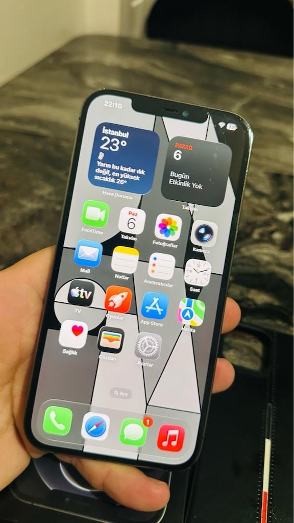 iphone 12 pro max TR ( takas oluR) 256 gb - 5