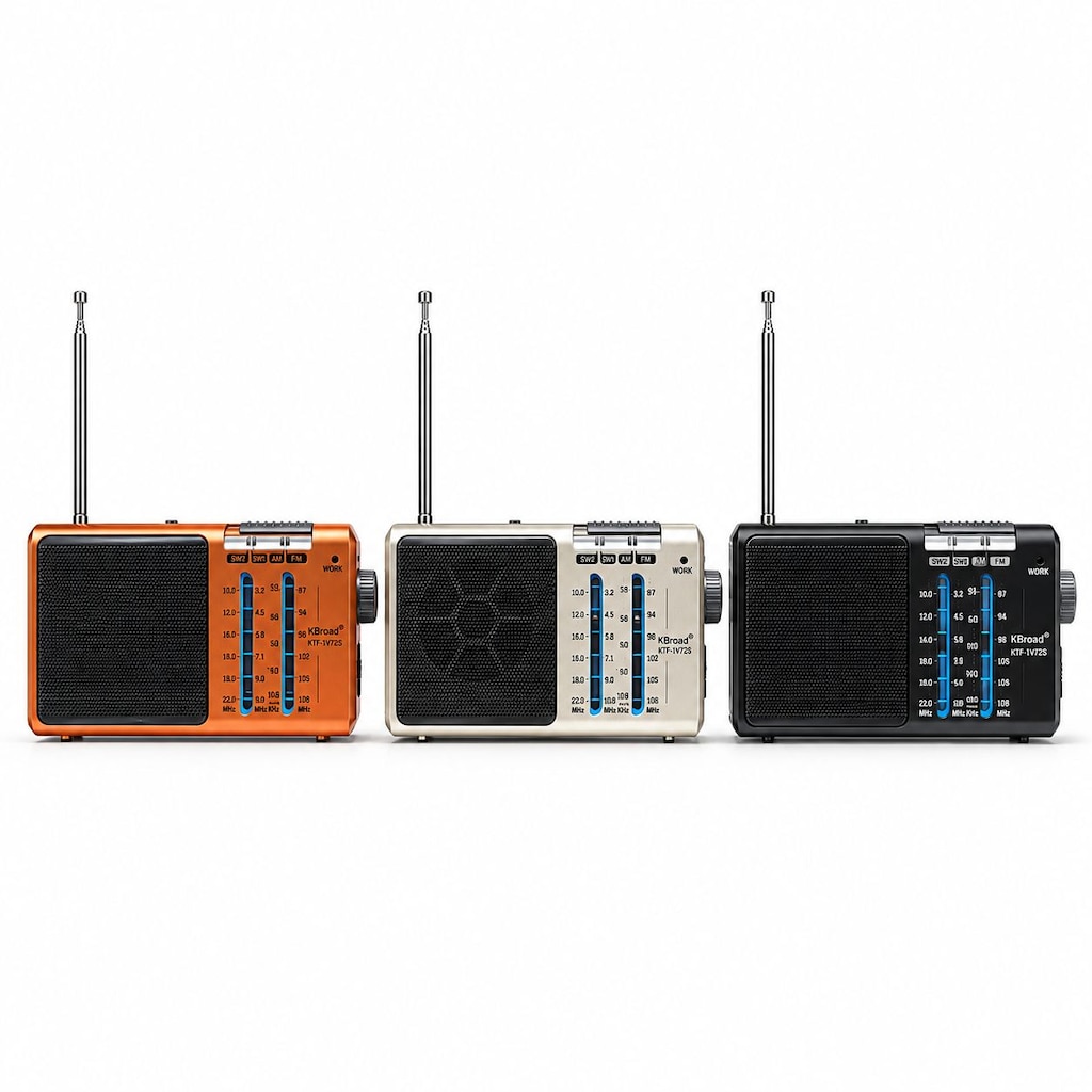 KTF-1472S Solar Şarjlı 4 Band Radyo FM AM SW1 SW2 El Fenerli - 3