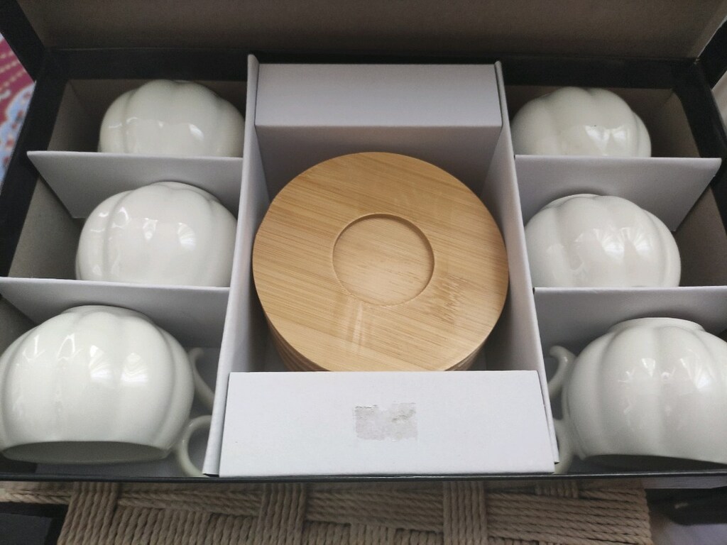 Bambu Fincan Takımı Bambu Tabak Fincan - 2