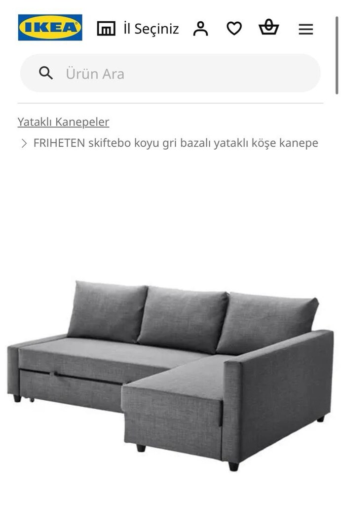 Acil. IKEA L koltuk - 11