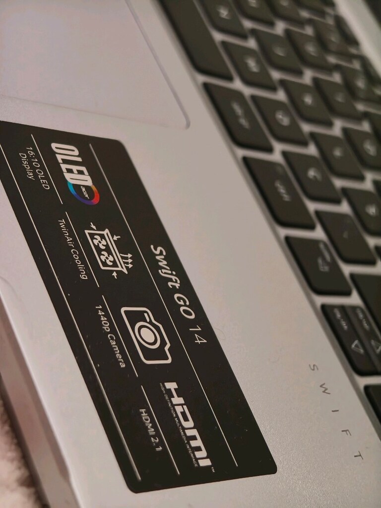 Acer Swift Go14 OLED i7 Laptop - 6