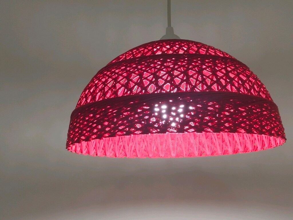 BOHEM SARKIT AVİZE 16*32 cm E27 KIRMIZI - 7