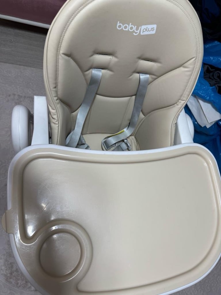 Baby Plus Mama Mia Bej Bebek Mama Sandalyesi - 8