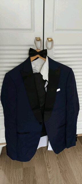 TERZİ ADEM ALTUN DAMATLİK Mavi İtalyan kesim slim fit