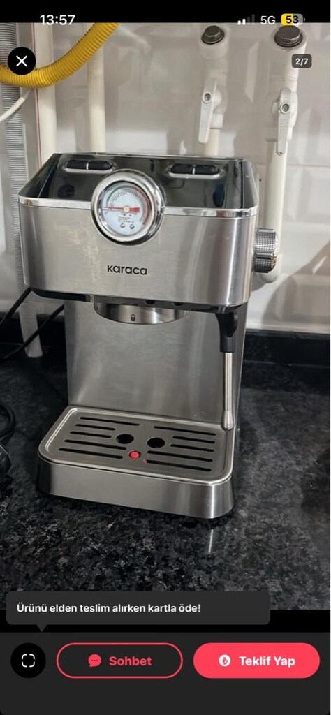karaca coffee art espresso kahve makinesi - 2