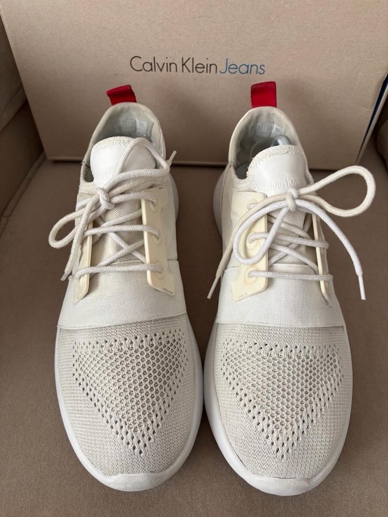 Calvin klein ayakkabı beyaz 43 numara - 18