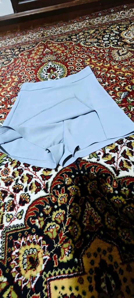 Yırtmaçlı Şort Etek - 3
