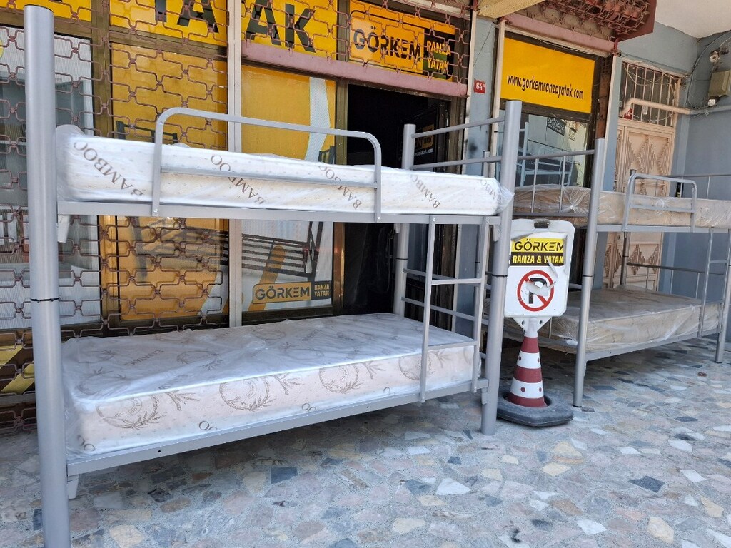 METAL GRI RANZA 2 YATAK FİYATA DAHİLDİR ÜCRETSİZ TESLIMAT - 3