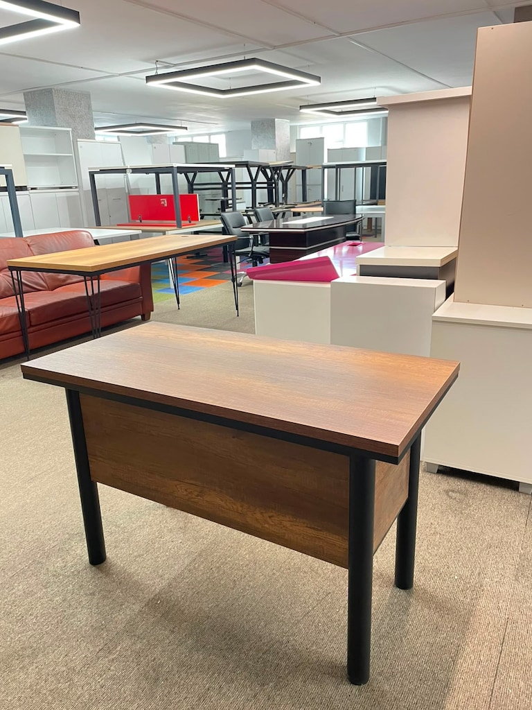 KLAS OFİS ÜSKÜDAR 120x60 cm BAROK CEVİZ ÇALIŞMA MASASI SIFIR - 4