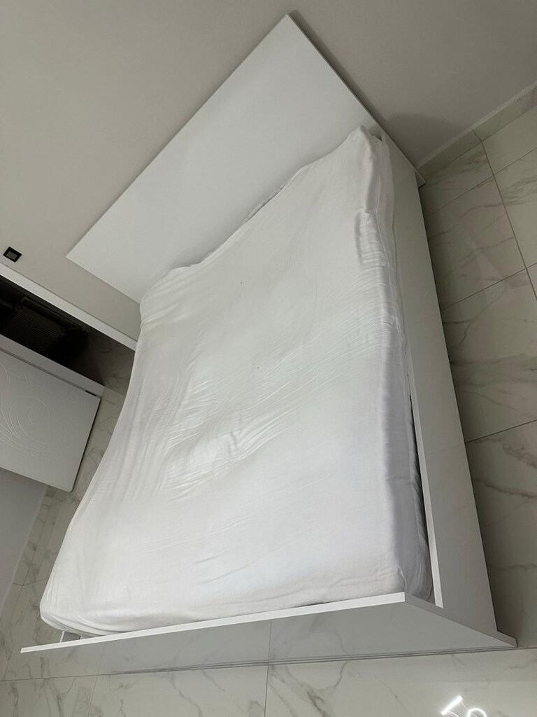 çift kişilik mdf karyola el yapımı yün yatak - 2