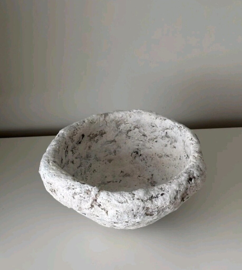 Wabi Sabi El Yapımı Dekoratif Dokulu Kase - 3