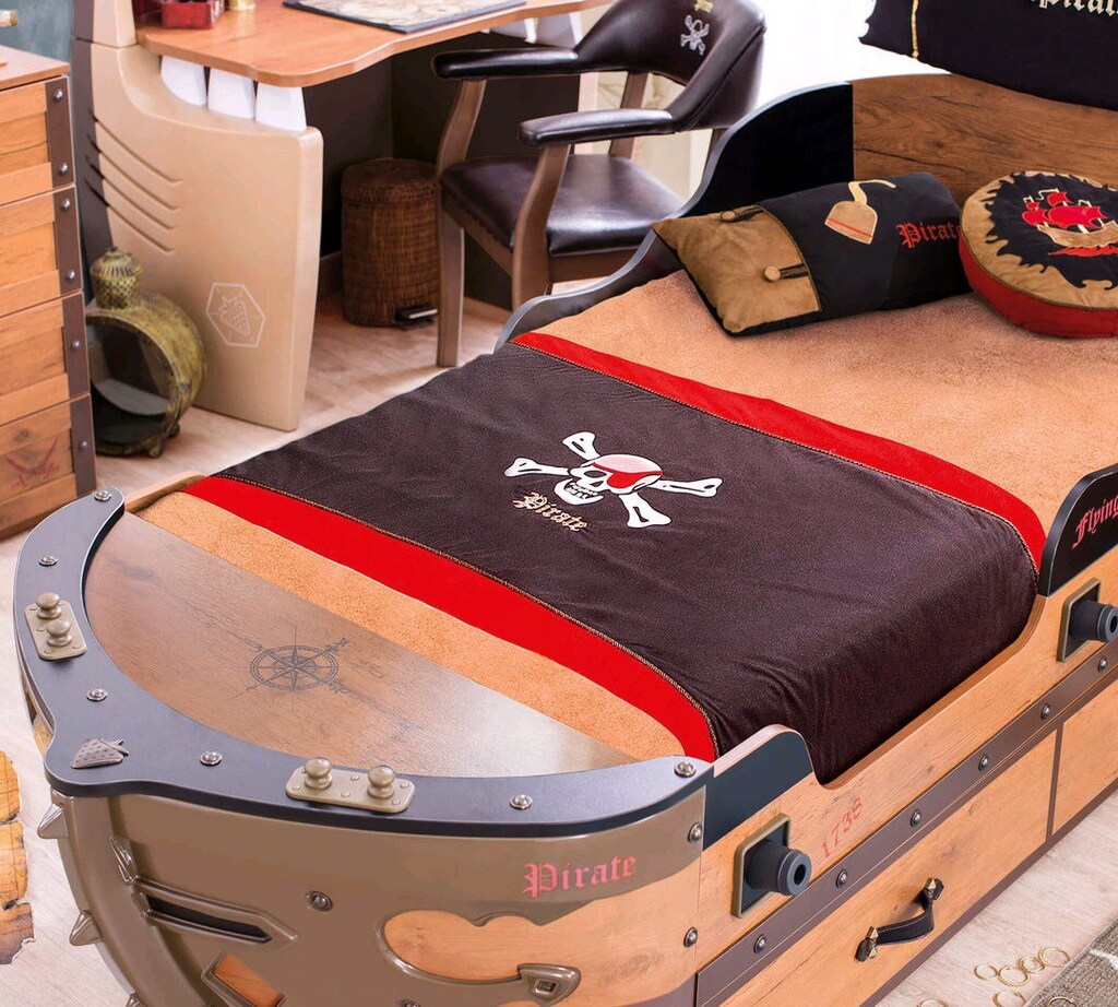 Çilek Mobilya Korsan Gemi Yatak - 6