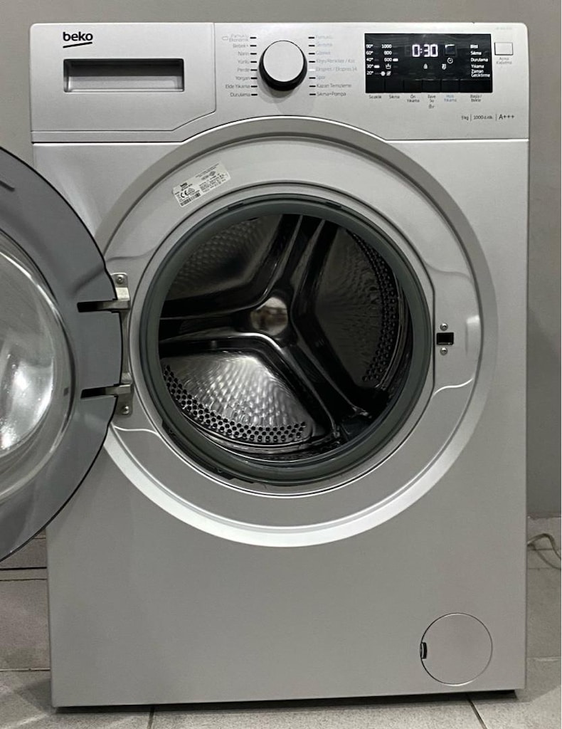 Beko 9 Kg Yeni Nesil İnverter A+++ Gri Çamaşır Makinesi - 2