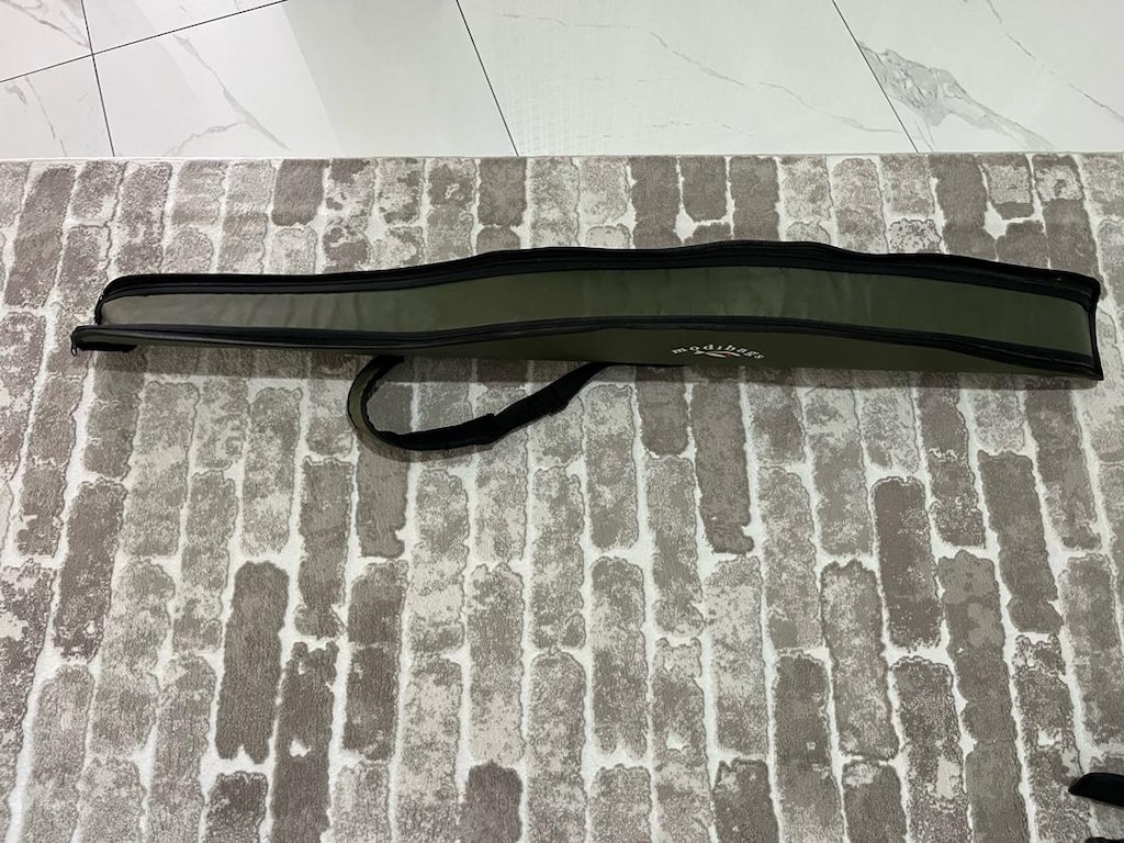 Modibags 143 cm Makine Bölmeli Sert Haki Renk Kamış Çantası - 5
