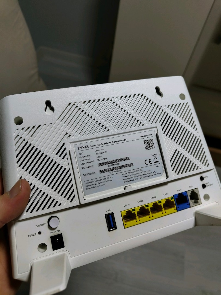 Zyxel VMG3625-T50B yüksek hızlı üst seviye modem - 3