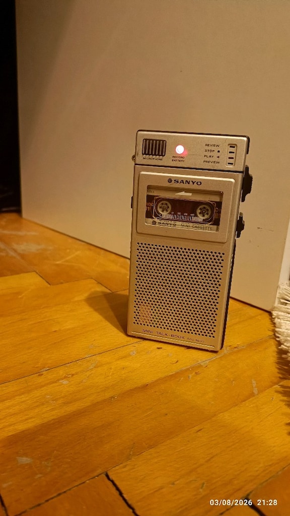 Antika Sanyo mini talk-book trc 3500 - 2