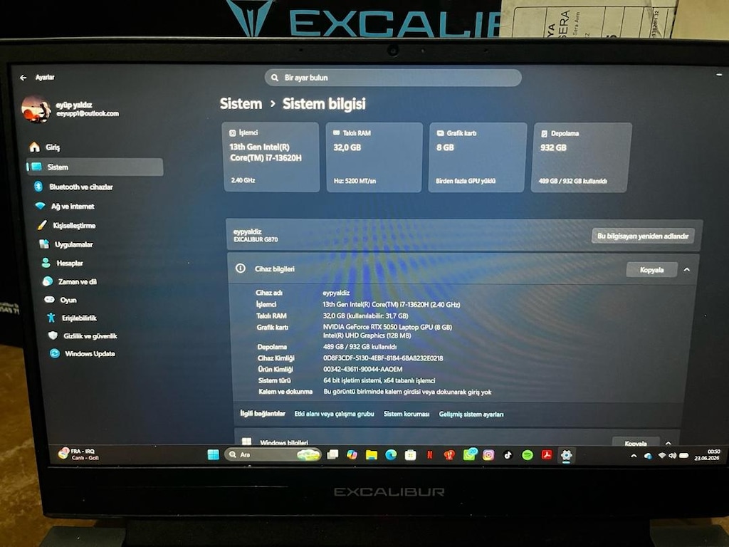 Excalibur G870 RTX 5050 - 3