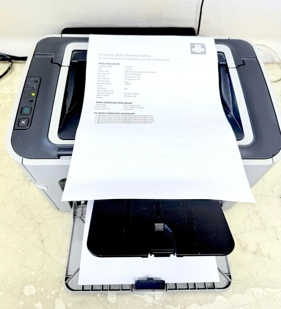 Yazıcı HP 1505 Ekonomik Bakımlı Lazer siyah beyaz - 7