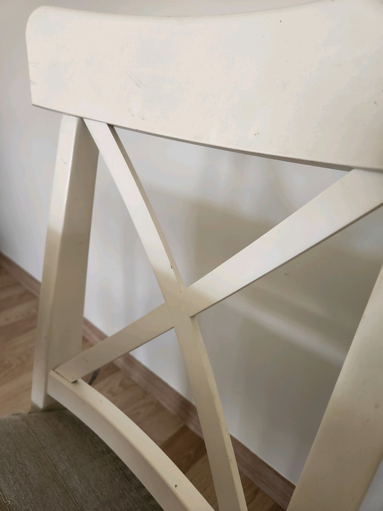 IKEA 4 Kişilik Masa Sandalye Takımı – 4 INGOLF Sandalye + Minder - 10