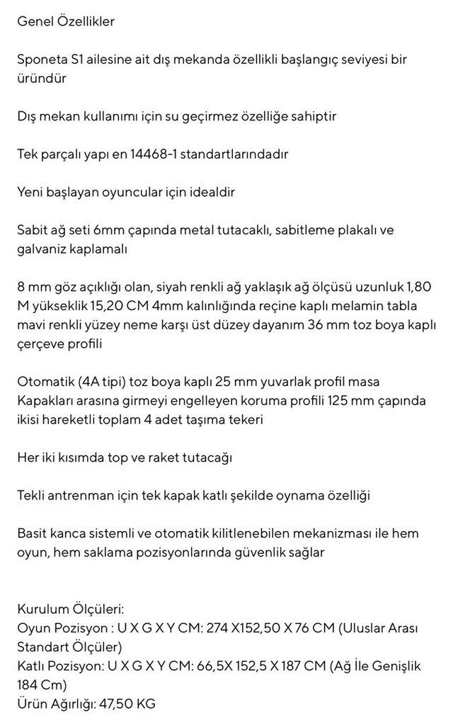 masa tenisi, pin pon masası - 5
