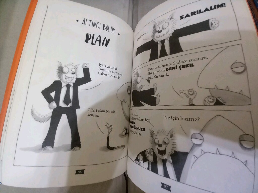 KİM DEMİŞ KÖTÜYÜZ DİYE? çizgi roman - 3