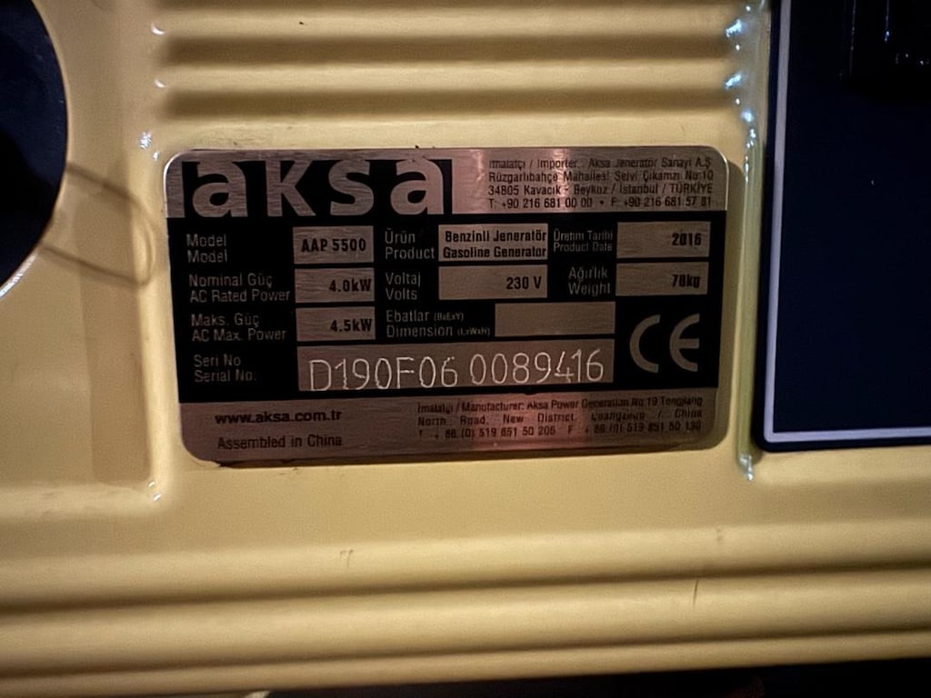aksa jeneratör - 6