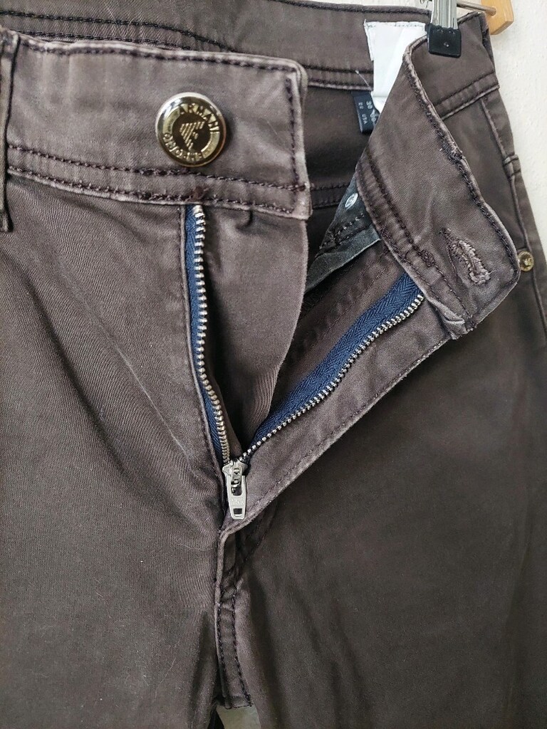 ARMANİ JEANS erkek vizon kot pantolon - 5