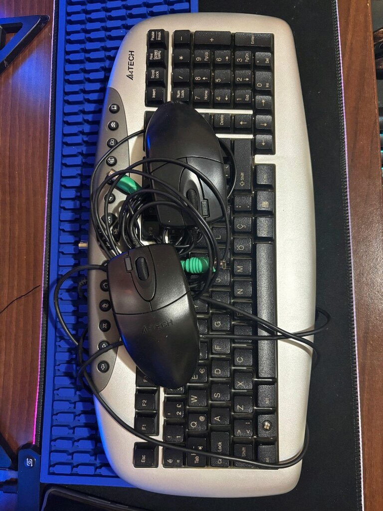 A4 tech klavye & mouse 2 adet - 2